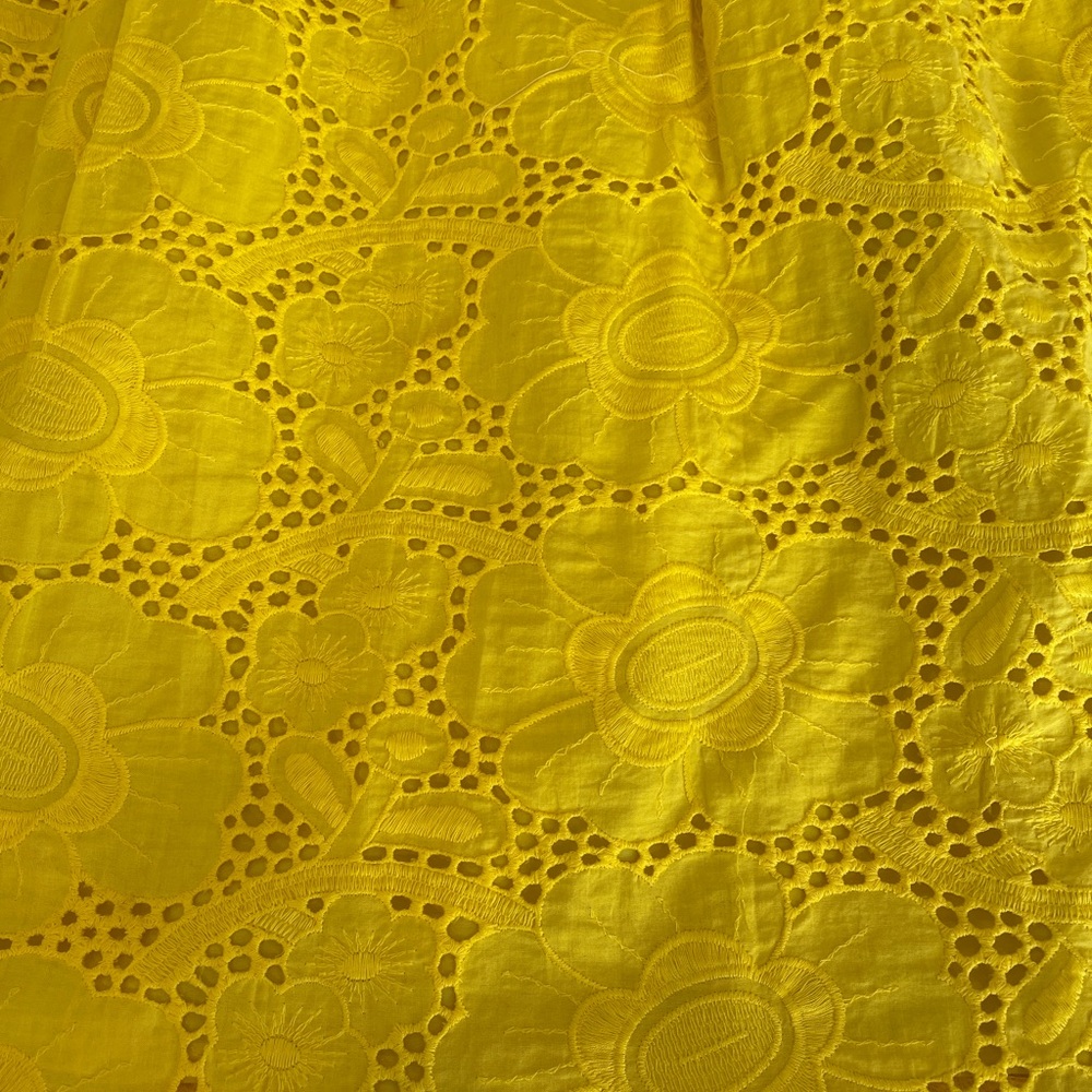 nanette lepore yellow Lace Dress Size 12. - Picture 3 of 7